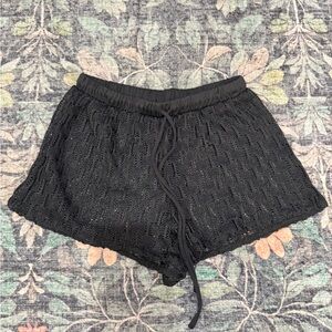 Black Lace Women's Shorts